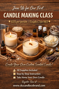 CKC Candles & More Candle Making Class