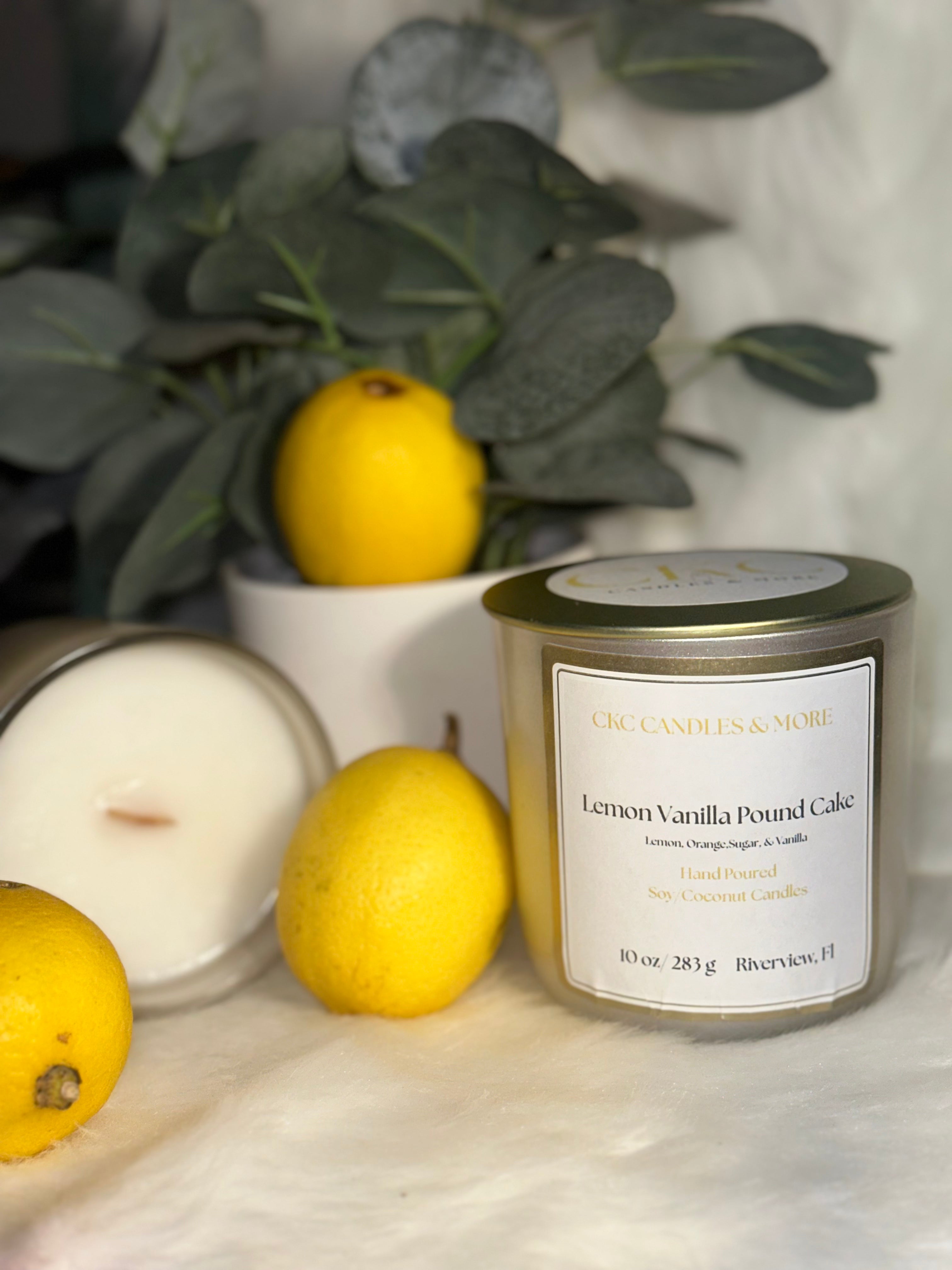 Lemon Vanilla Pound Cake Candle